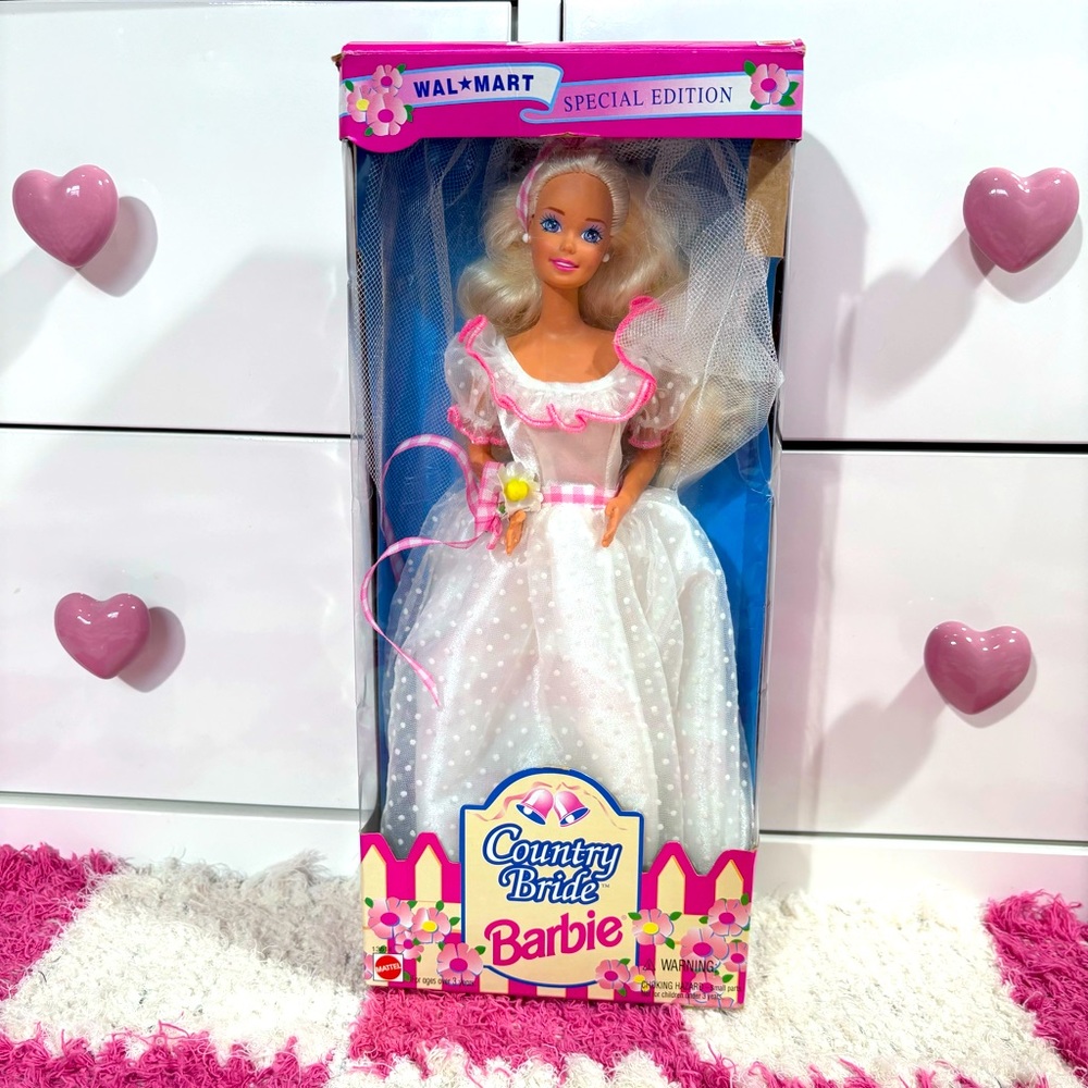 💒 NIB Vintage 1994 Special Edition Country Bride Barbie Blonde 💒